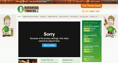 Desktop Screenshot of narangbatimbers.com.au
